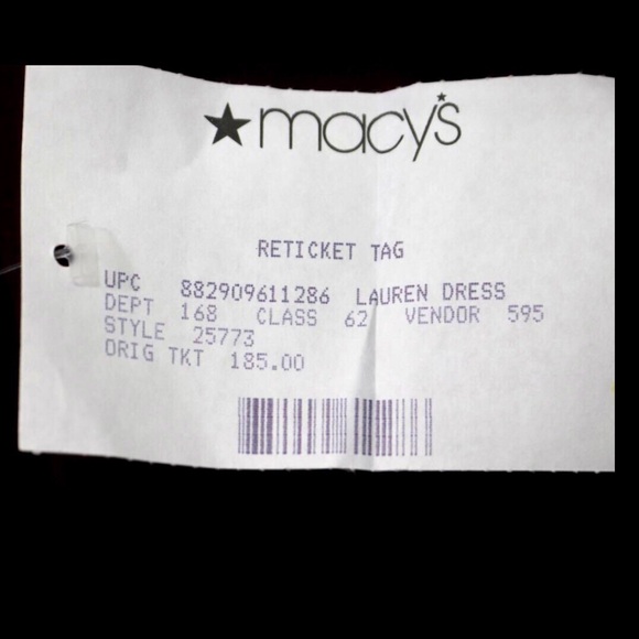 RALPH LAUREN Plum Wine Puff Sleeve Lace Top Pencil Dress Hidden Zipper Sz 4 NWT - Picture 5 of 7